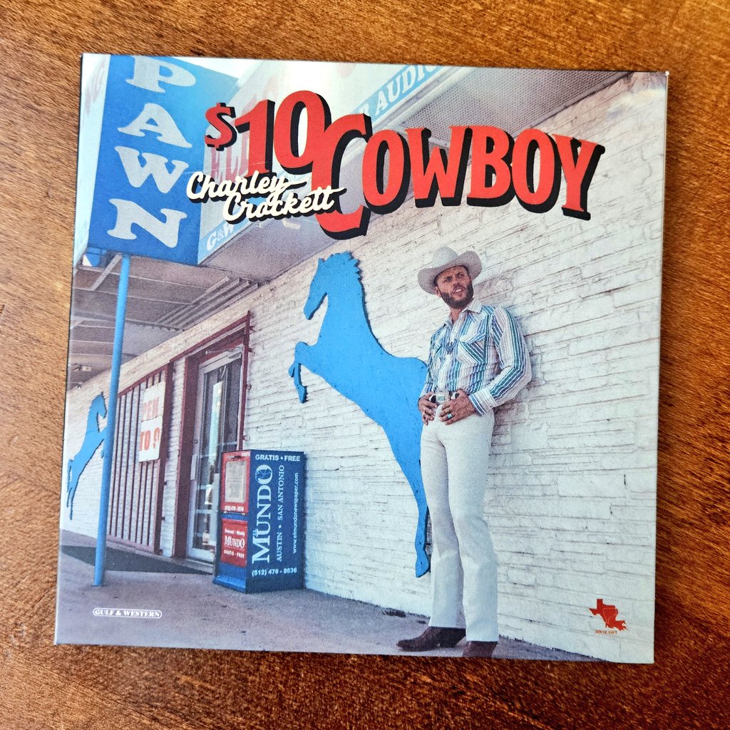 Comin' up at 6 o'clock this afternoon I'll play '$10 Cowboy' from @CharleyCrockett in its entirety and commercial free on 95.7 KPUR. Available everywhere now. charleycrockett.com