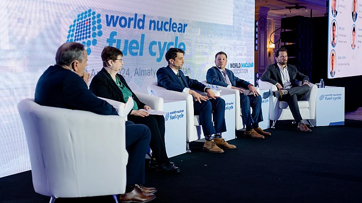 🎙️Podcast: A special report on the World Nuclear Fuel Cycle 2024 conference held in Kazakhstan, with leading industry figures giving their views on the challenges and opportunities ahead. world-nuclear-news.org/Articles/Podca…