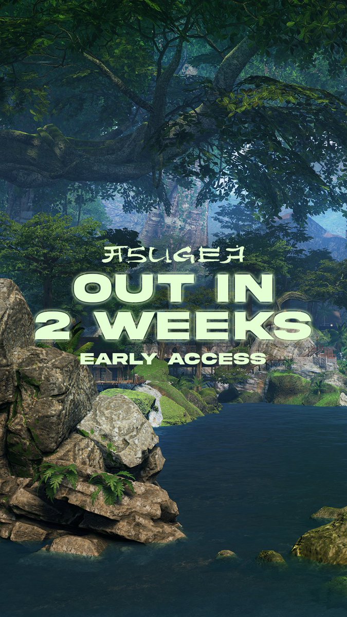 In just two weeks, we are dropping the Early Access of Asugea.🌲🌲🌲 Asugea is the main city of the Wood region, set in a lush forest with Oriental-inspired architecture. 🏆 This early version invites you to explore a captivating storyline and embark on a quest. 💯 We can't…