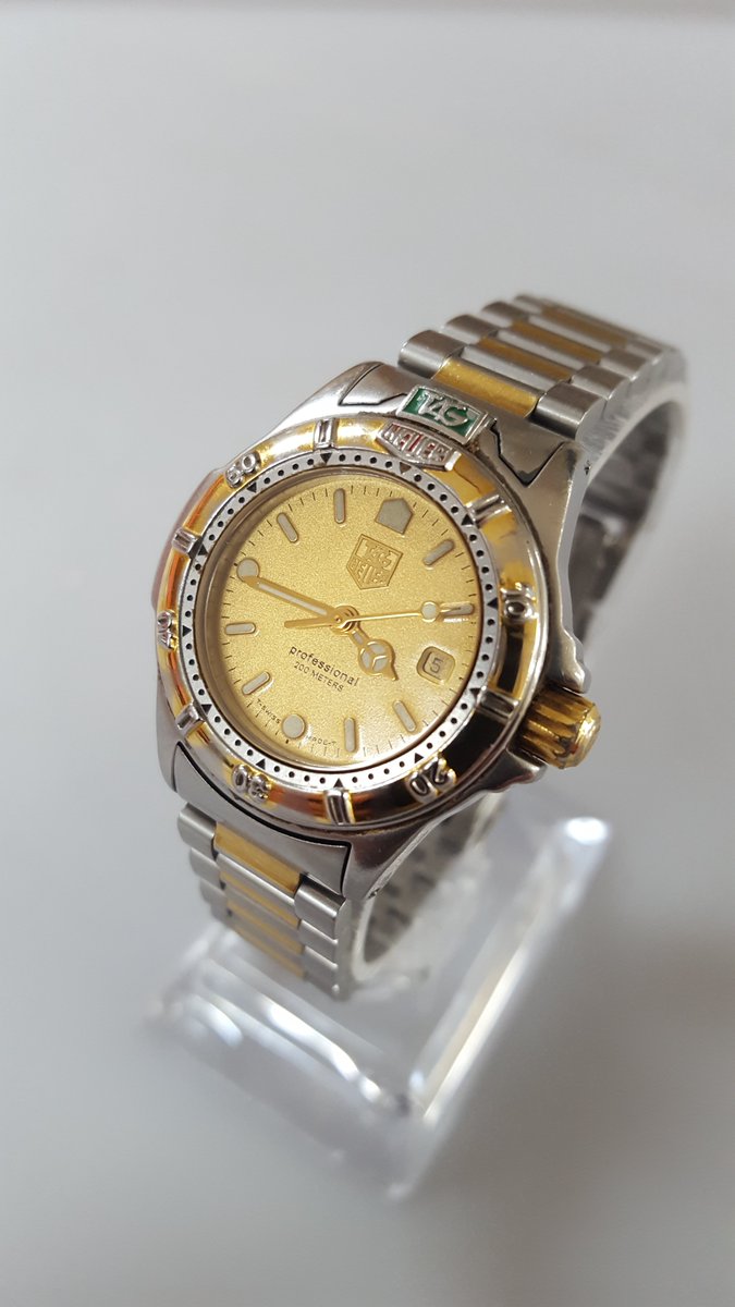 SWISS TAG HEUER 995.408A PROFESSIONAL 200M 2-TONE GP/STEEL LADIES QUARTZ WATCH FOR SALE £245.   
VISIT MY EBAY SITE FOR DETAILS.       
EBAY LINK IN MY PROFILE.
#TAGHEUER #WATCH #WATCHES #SWISSWATCH #SWISSWATCHES #Seiko #Swiss #Rolex #Omega #Tissot #Oris #Cartier #Gucci #Longines