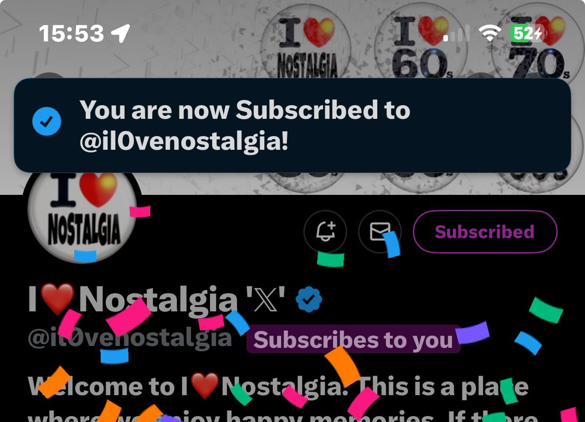 Finally I have subscribed to @il0venostalgia