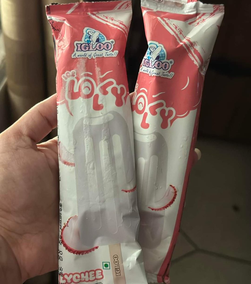 New Lychee Lolly by igloo ice cream are available in market..
56 ml BDT 20