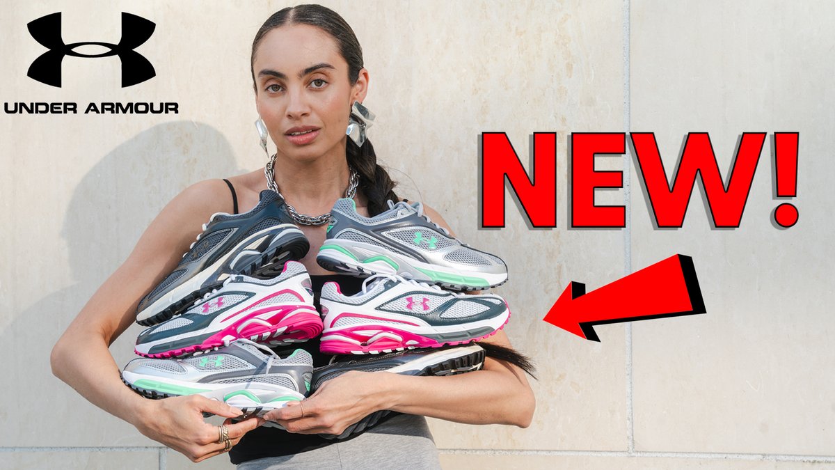 We're in the middle of a retro runner boom and here's one that's been flying under the radar from @UnderArmour! Jumping on at 12pm ET to talk about them! They're available at @footlocker now. youtu.be/X16vOFLJcSg #Ad #UnderArmour #Sneakers