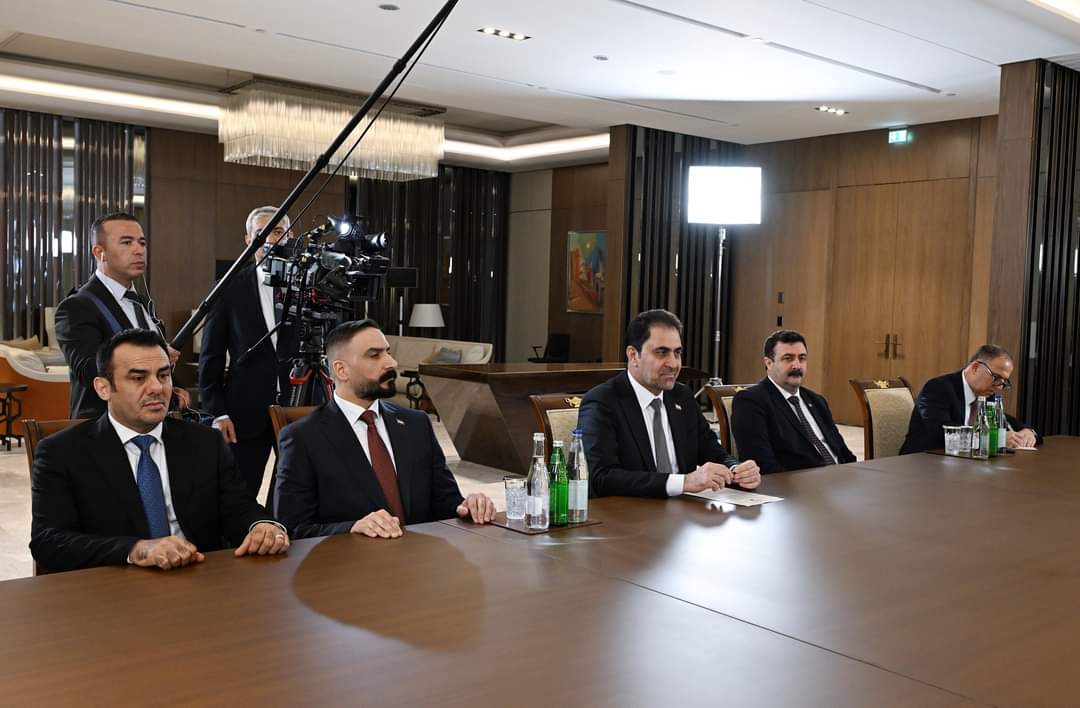 Prezident İlham Əliyev İraq Parlamentinin sədrini qəbul edib. president.az/az/articles/vi…