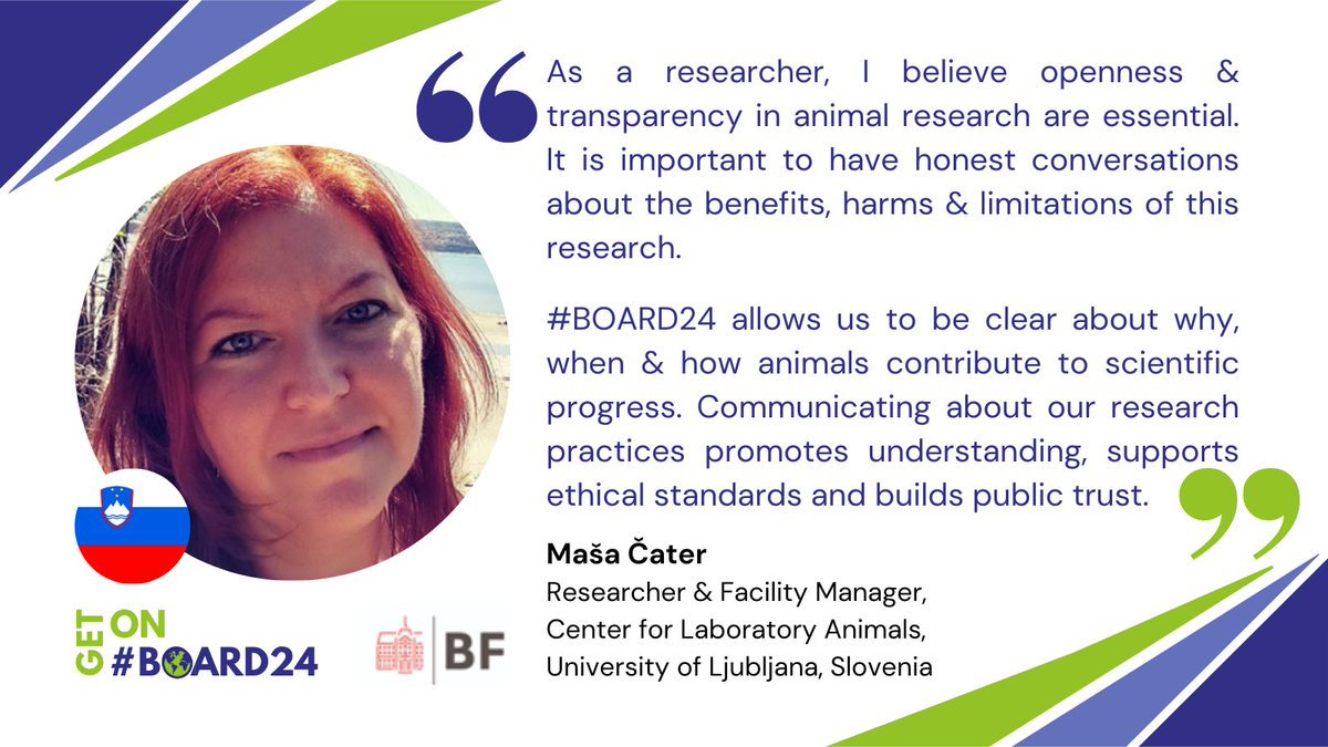 🇸🇮 Get on #BOARD24 with the Biotechnical faculty of the University of Ljubljana & EARA ambassador for Slovenia @MasaCater @EARA_SL!