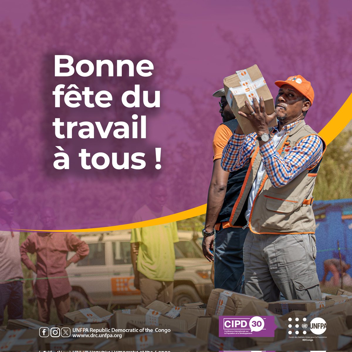 #UNFPA #RDC vous souhaite une bonne fête du travail.