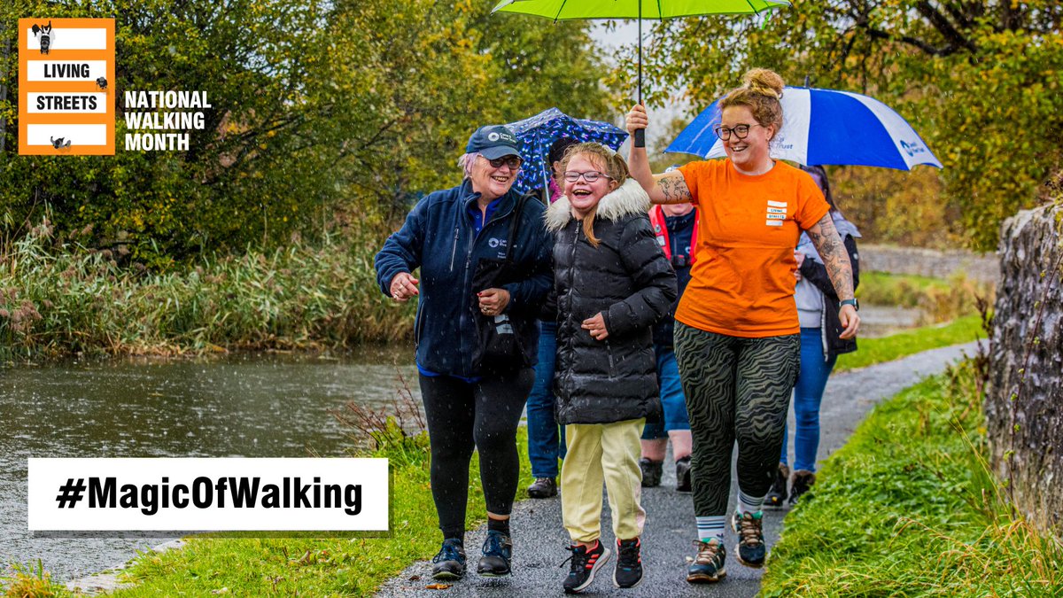 May is Living Streets' National Walking Month! - Walking is one of the easiest ways to improve our health and stay connected to our community, helping us feel less lonely and isolated. #MagicOfWalking