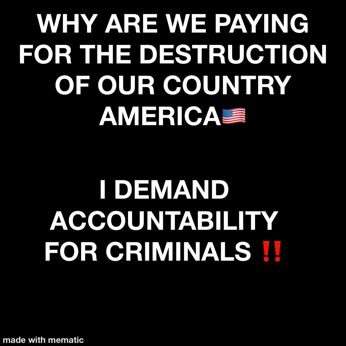 THE CRIMINALS MUST BE STOPPED ‼️🇺🇸