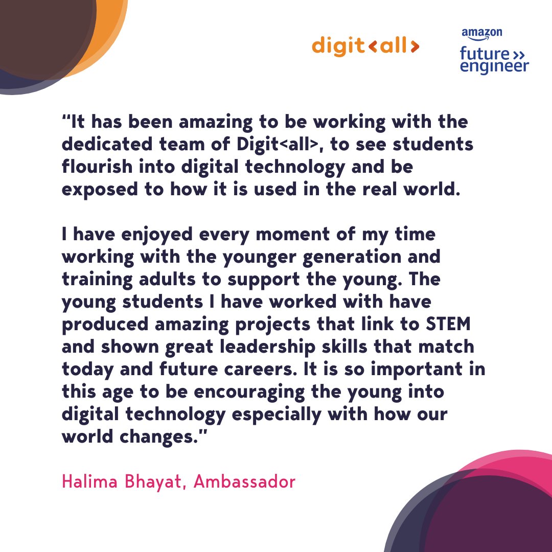 Empowering the next generation, one project at a time! 🌟 Halima, an inspirational leader in STEAM education, sums up our impact at Digit<all>. From fostering creativity to nurturing leadership, we're committed to a brighter, inclusive future. 

#Digitall #DigitalEducation #STEM