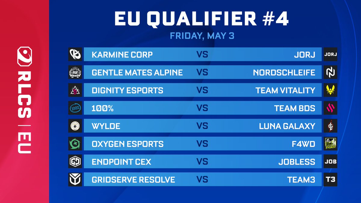 Europe, it's your turn 🚀

Watch Qualifier #4 this Friday at 16:30 CEST!