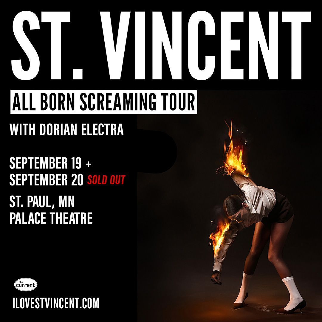 ꜱᴇᴄᴏɴᴅ ꜱʜᴏᴡ ᴀᴅᴅᴇᴅ! Due to popular demand, a second @st_vincent show has been added in St. Paul on September 19 🔥 Tickets go on sale this Fri, May 3 at 10am → firstavenue.me/49VpOV2 Sign up for presale → firstavenue.me/3Uyqvj8