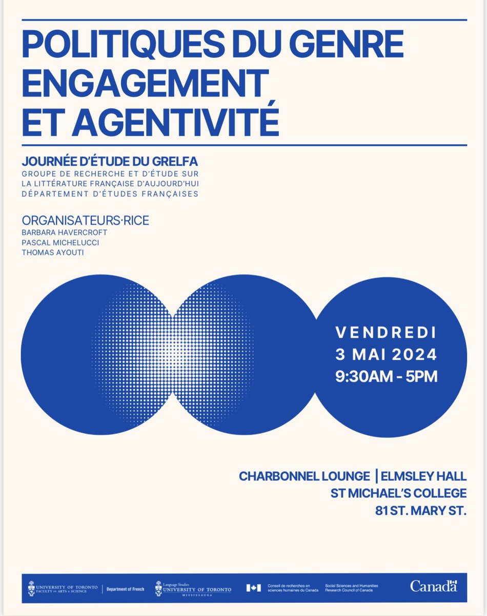 Department of French, University of Toronto tweet media