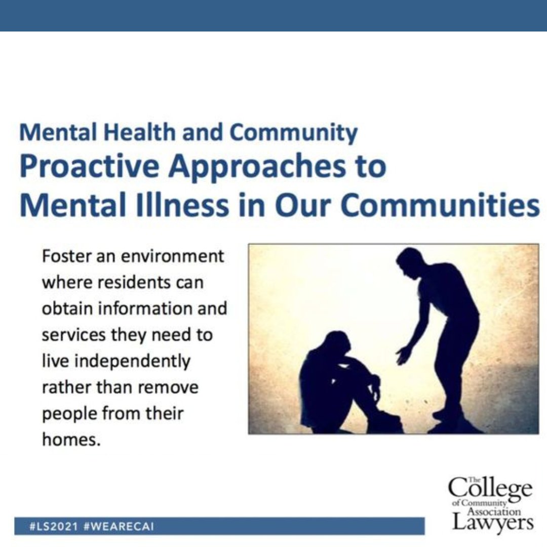 May is #MentalHealthAwarenessMonth and our team is here to support your #HOA. Community association leaders can take proactive measures to offer #mentalhealth support to residents. Here are a few tips to consider.

#communityassociation #communitymanagers #communitymanagement