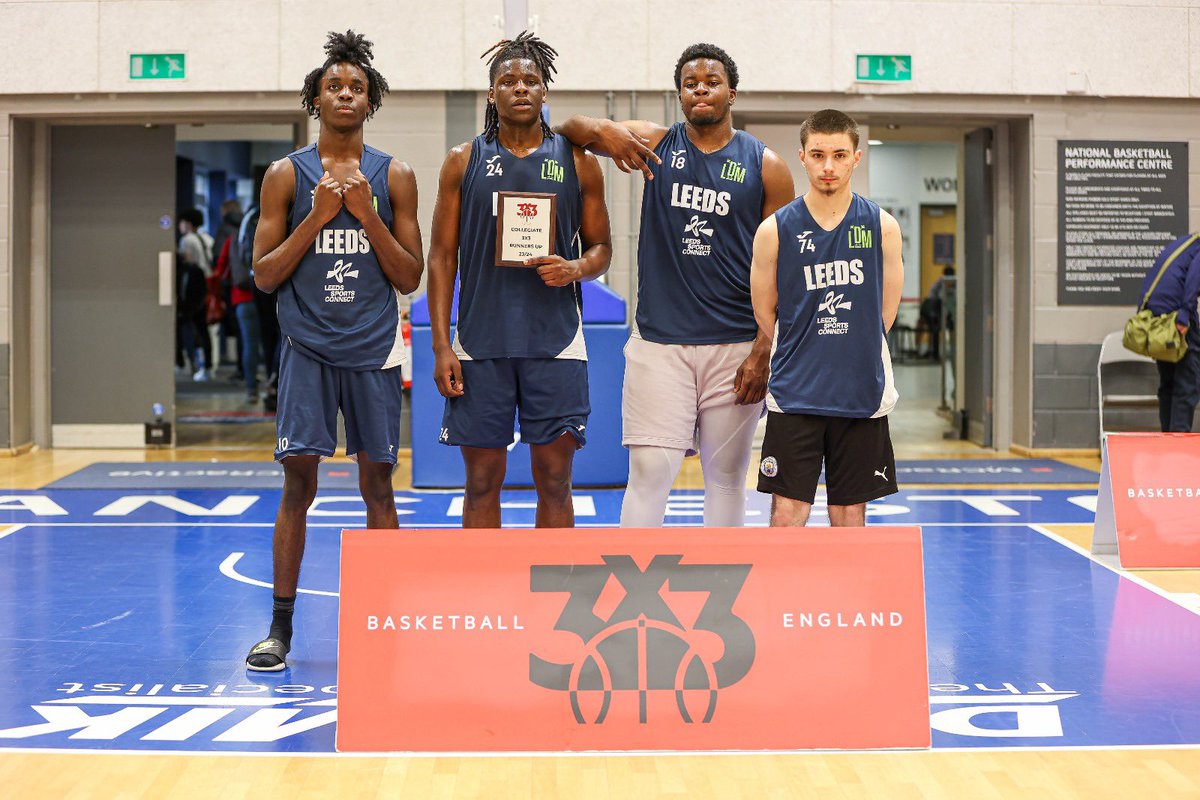 Cardiff & Vale College win the inaugural Basketball England Collegiate 3x3 Tournament in Manchester 🏆 They beat Leeds College and both finalists will now play at our Academy 3x3 Finals in May basketballengland.co.uk/news/2024/coll…