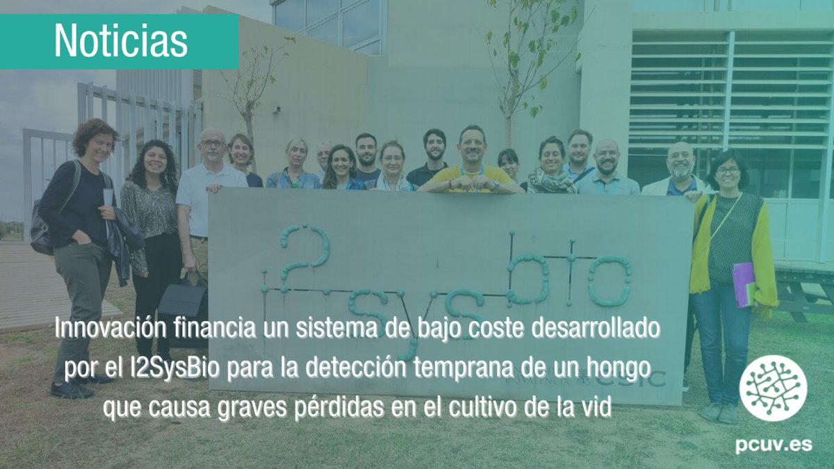 📰| #InstitutosPCUV

La Generalitat Valenciana financia un proyecto, coordinado por el I2SysBio, que facilitará la lucha contra el hongo Botrytis cinerea en los #cultivos de vid. 🍇

Más información ⬇️
news.pcuv.es/home-pcuv-inst…