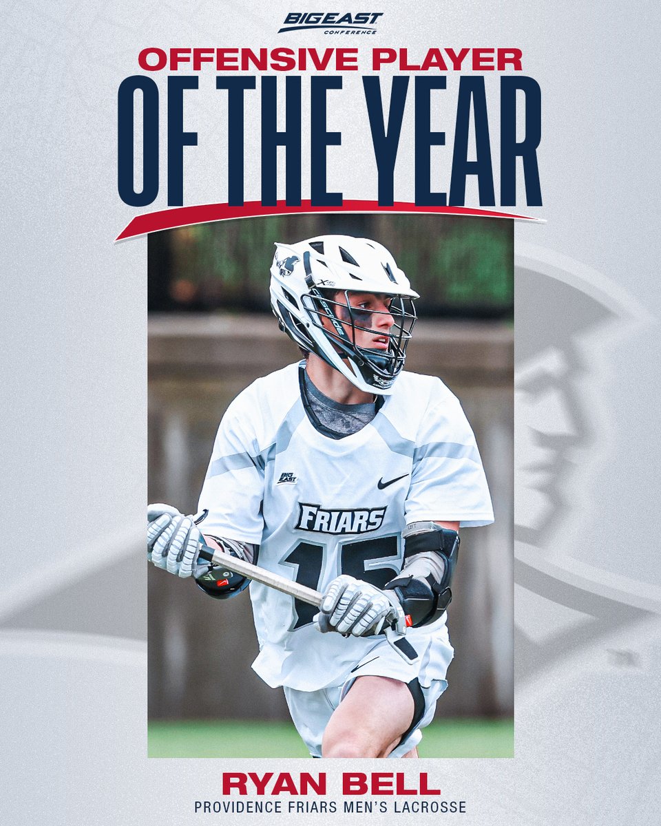 Doing it all up top! 💪 Ryan Bell is the 2024 Men's Lacrosse Offensive Player of the Year!