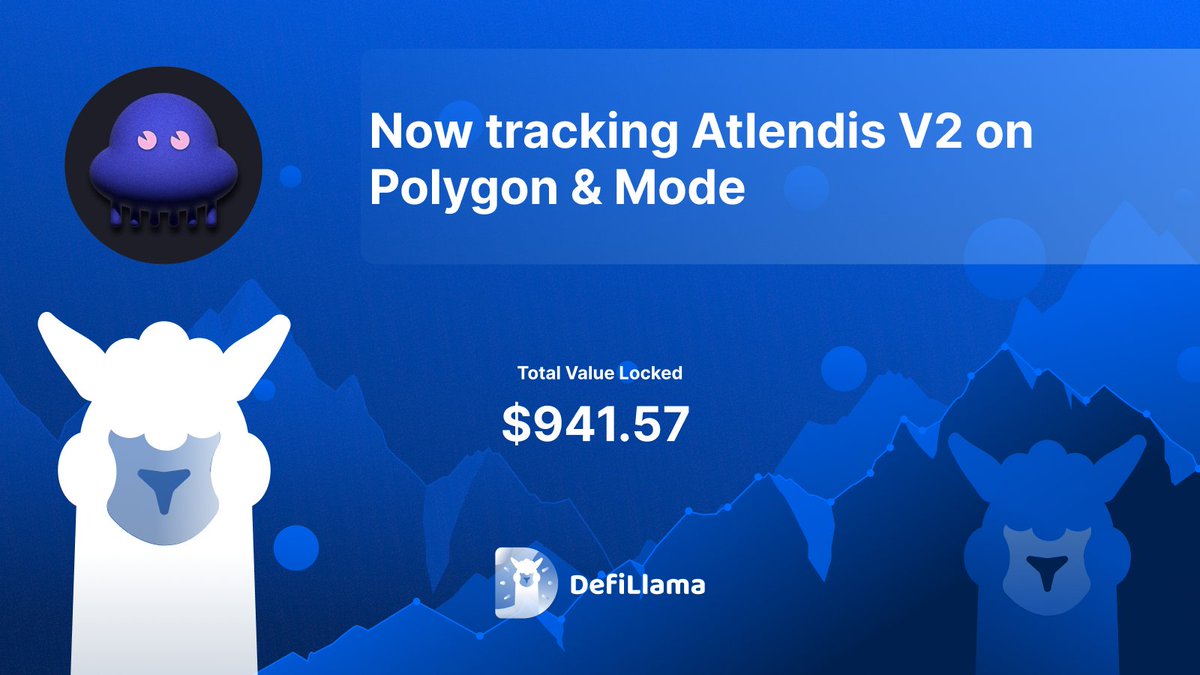 Now tracking @AtlendisLabs V2 on @0xPolygon & @modenetwork