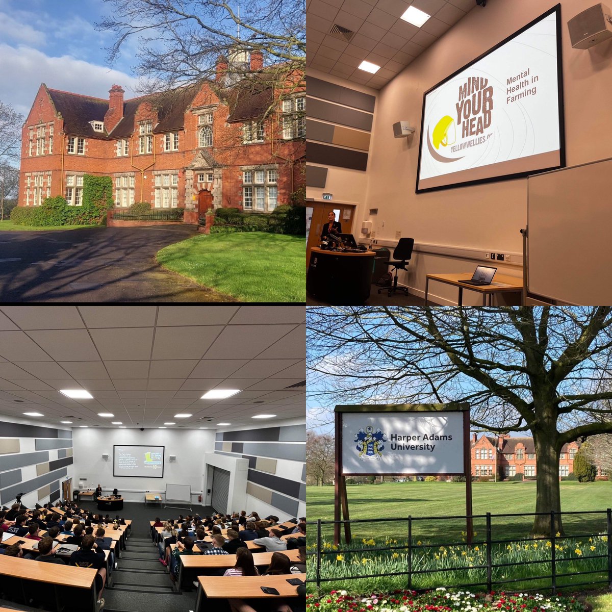 Our annual pre-placement talk at @HarperAdamsUni today… Placement Manager @Tez_Pickthall reminded me that this is actually the 8th year we have delivered this important session to the ag students embarking on their placement year - wow time flies… Good luck folks 💛