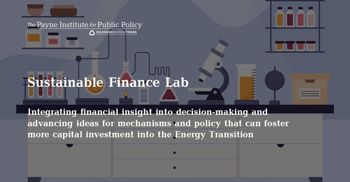 The latest Newsletter from the @payneinstitute Sustainable Finance Lab has dropped! Don't miss the fantastic insights from @bhandlerenergy and team on financial aspects of oil and gas, critical minerals, CCS, and clean energy. mailchi.mp/69f1802b8b6b/p…