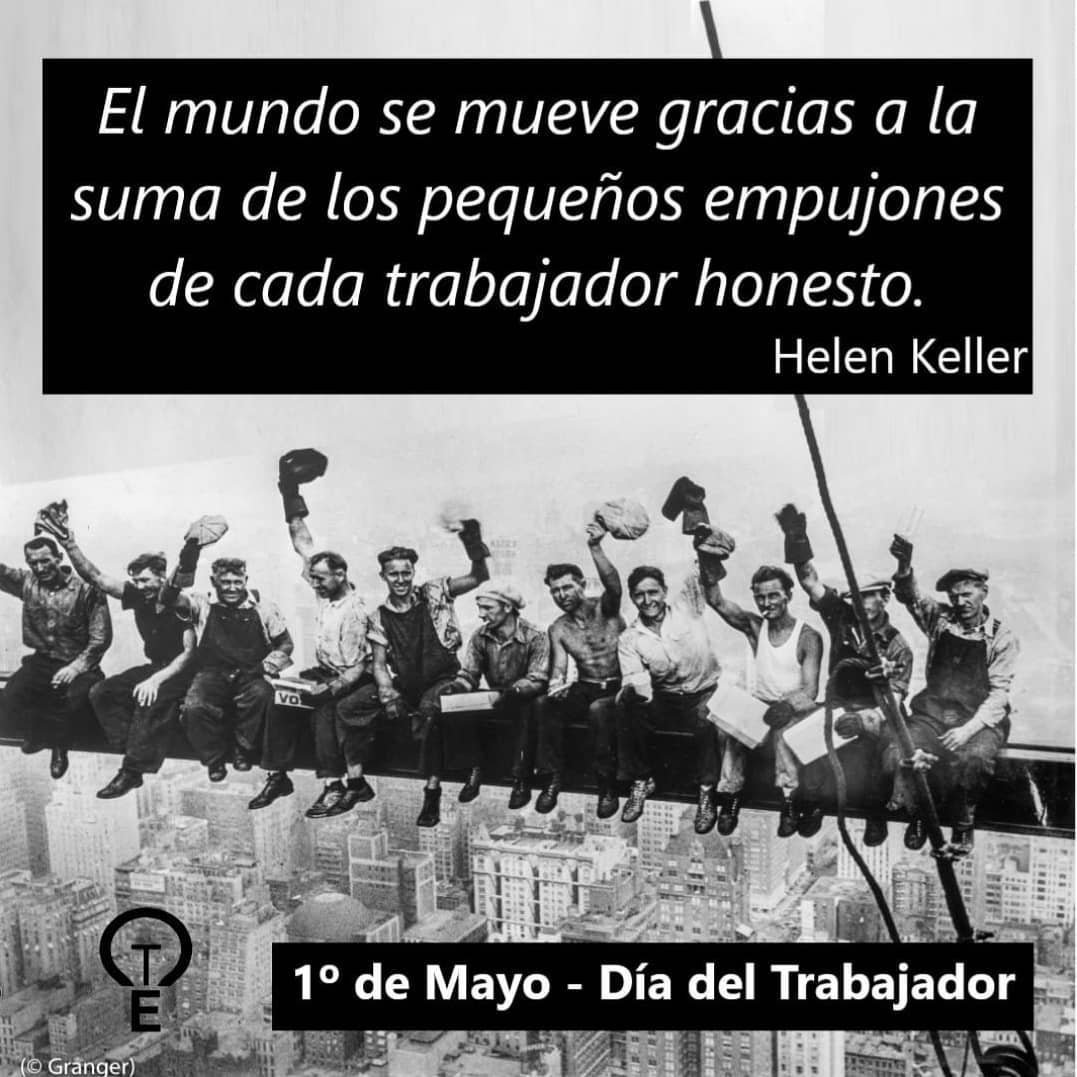 Feliz #DiaDelTrabajador a los que hoy todavía también se encuentran laborando.