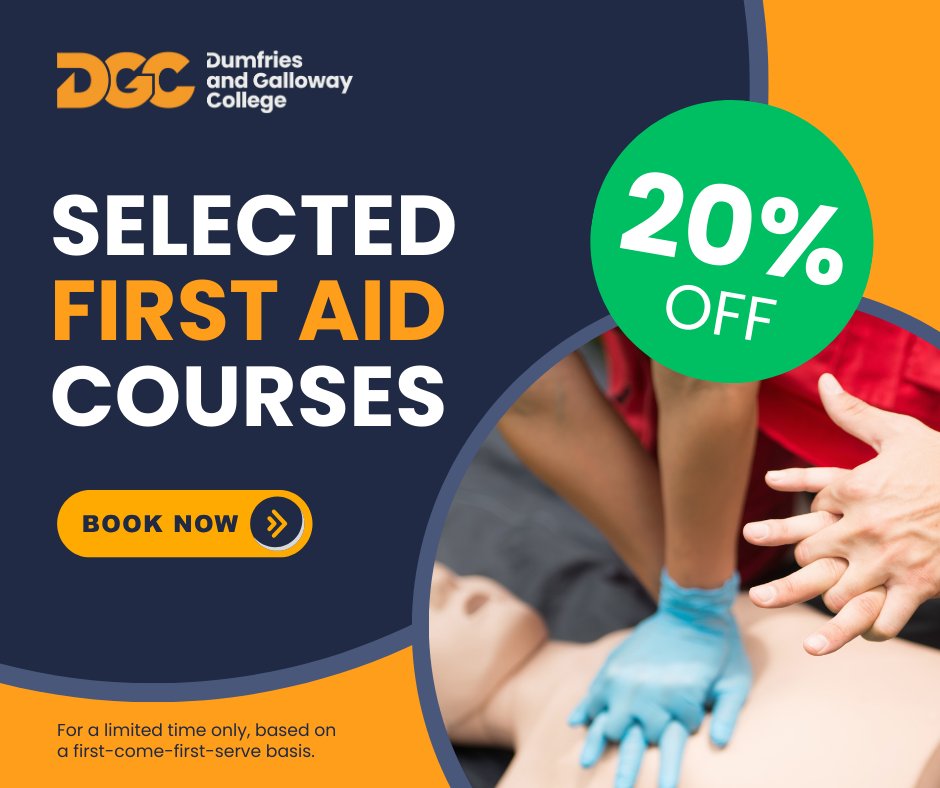 🚑 Don't miss out on our exclusive offer!

Get 20% off selected first aid courses and equip yourself with life-saving skills.

Invest in your knowledge today for a safer tomorrow.

Book now! 🩹💼 bit.ly/4aHNWv2

#FirstAidTraining #SafetySkills #DiscountOffer