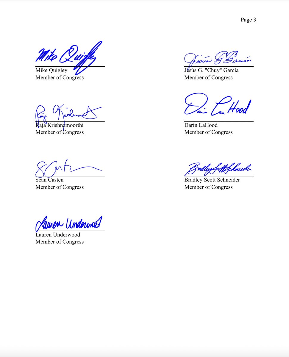 Yesterday I sent a letter with <a href="/SenDuckworth/">Tammy Duckworth</a> &amp; 15 bipartisan members of the IL delegation to <a href="/NIH/">NIH</a> in support of University of Illinois Cancer Center’s application to obtain NCI designation—bringing resources for cancer research &amp; treatments to patients across our state: