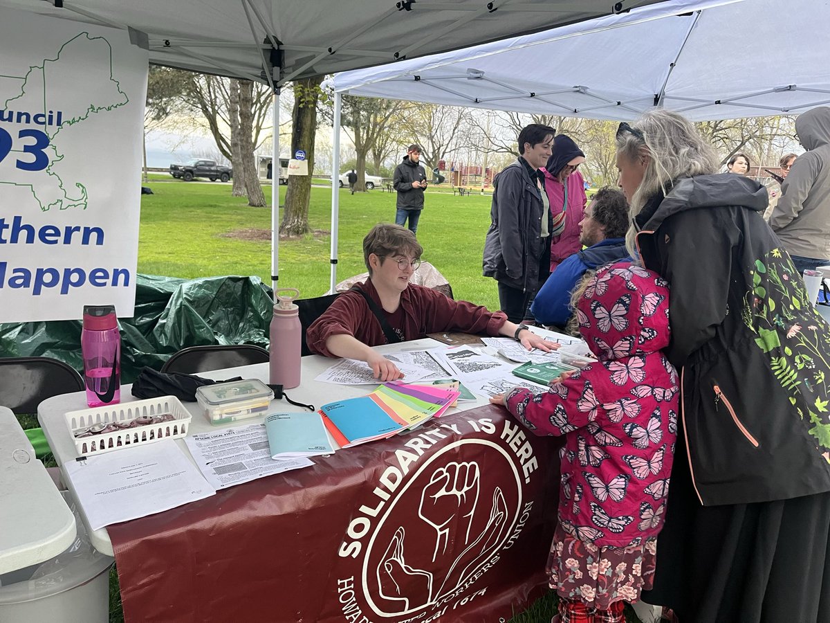 Celebrate May Day today at 6PM in Battery Park with union members and activists across VT! #MayDay #UnionStrong #1u