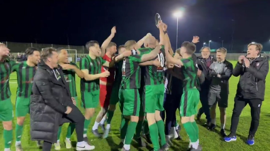 Congratulations to @Cinderford_Town on their immediate return to Step 4 after gaining promotion via The Hellenic League Premier Division Play Offs 👏 🔴⚪️
