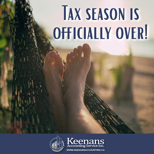 Tax season is officially over! Time to relax and enjoy the peace of mind that comes with having your taxes done. 

Thanks for choosing Keenans!

#KeenansAccounting #SmallBusiness #SimcoeCounty #Bookkeeping #GeorgianBay