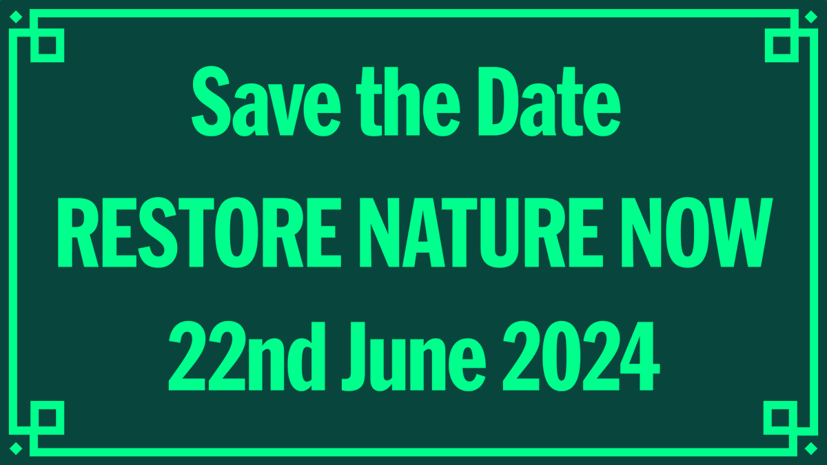 🗓️On 22 June we're joining a march to #RestoreNatureNow 🌱This is a peaceful march in London to take a message to politicians that nature can be saved, but only if they take action now Everyone's welcome to join - find out more & pledge your support👇 restorenaturenow.com