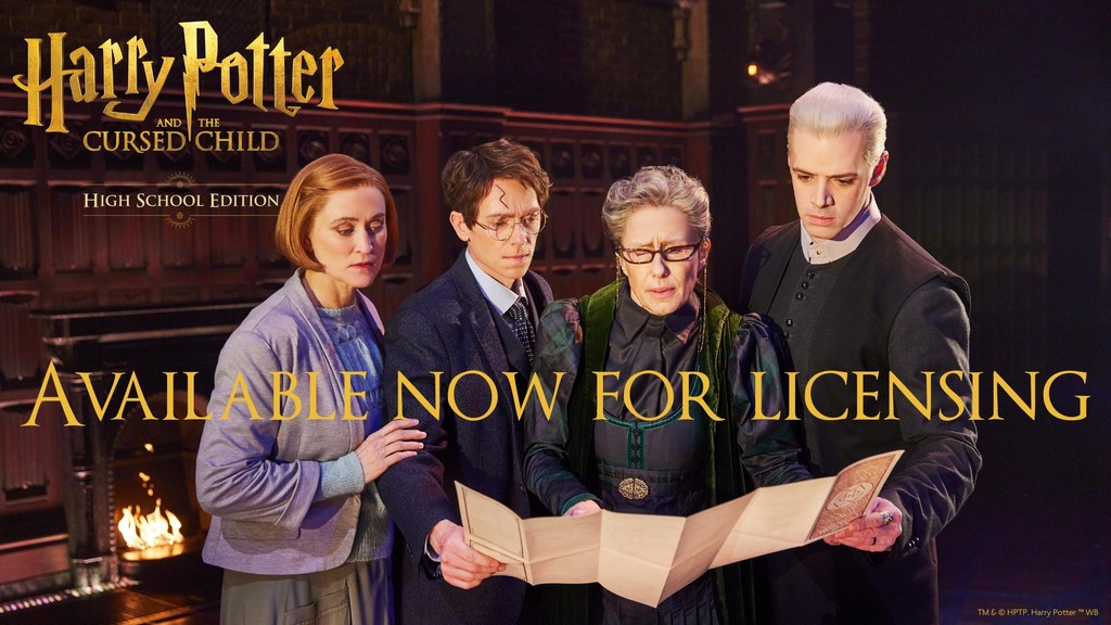 The wait is over – Harry Potter and the Cursed Child High School / Secondary School Edition is now available for licensing! Learn more by clicking the link below! licensecursedchild.com