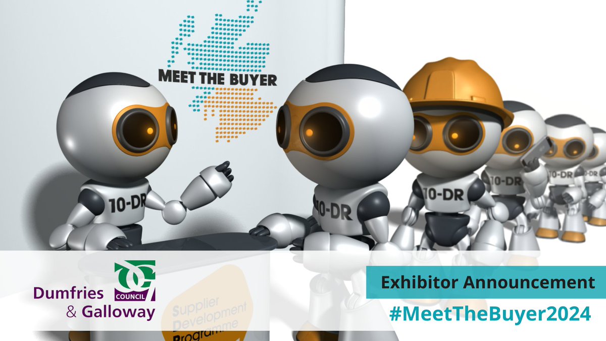 Exhibitor Announcement: @dgcouncil will be exhibiting at #MeetTheBuyer2024 at Hampden Park on 5 June! Come along to #MeetTheBuyer to learn about the Council's upcoming #contract opportunities: bit.ly/3TYxhwJ #PowerOfProcurement #SupplierOpp