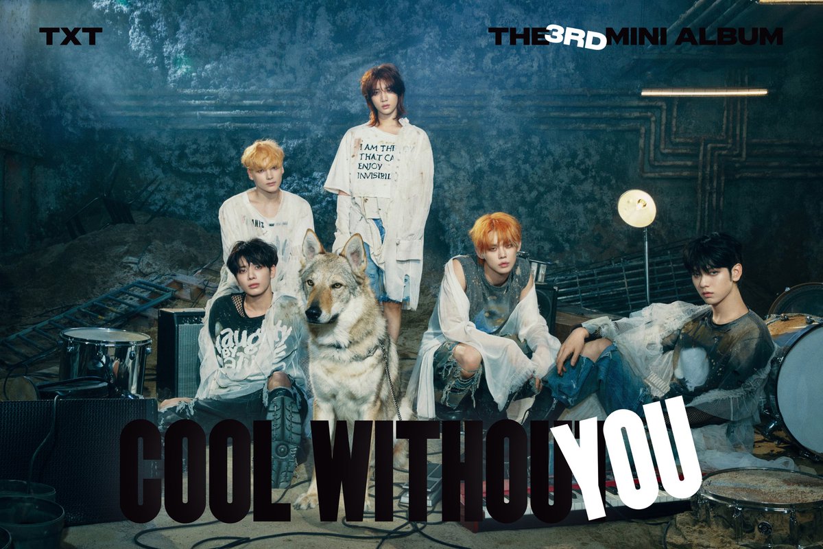 TXT
3rd Mini Album ‘COOL WITHOUT YOU’
Album Concept Poster
24.05.10 FRI 0AM(EST) 1PM(KST)

#TXT #3rd_MiniAlbum
#COOL_WITHOUTYOU 
#내일은함께 #세번째미니앨범
#당신없이는멋지다
