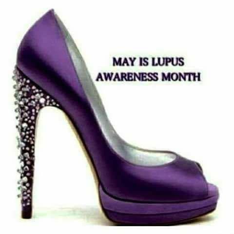 Good Morning Tweet  Peeps it may be May but its also officially Lupus Awareness Month!! Throw them L’s up for ya girl and everyone battling this crazy illness ! ✋🏾💜#LupusAwarenessMonth  #lupuswarrior