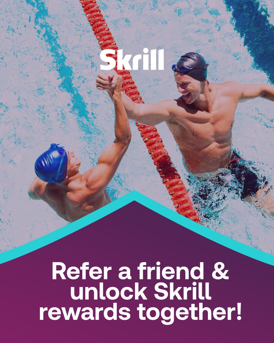 We share a lot with our friends, why not also exclusive #Skrill rewards? 👉Get started now: utm.guru/ugSnC 💳 get exclusive rewards like 'give $10 & get $10' ⚡send money easily and fast to other Skrill users #ReferAFriend #DigitalWallet