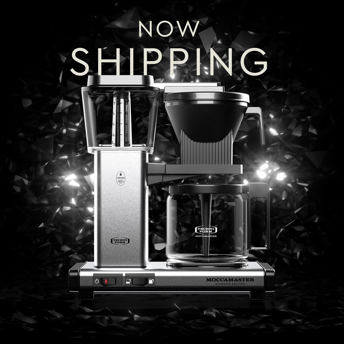 Don't miss your chance to shine! ✨The Diamond Edition is moving fast and once it's gone, it's gone! Secure yours now before this beauty is out of reach at moccamaster.com. #LimitedEdition #DontMissOut #Technivorm60th  #Technivorm60th
