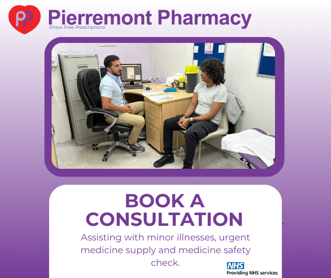 Our FREE pharmacist consultation service addresses your needs for urgent medication supplies and medical advice. Open six days a week. For a FREE consultation, give us a call or book an appointment online: bit.ly/3VswXIQ #LocalPharmacy #MedicalAdvice #NHS