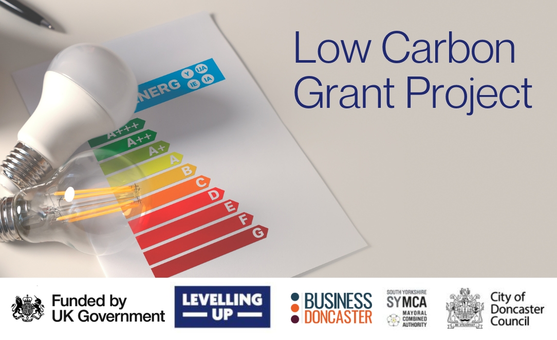 Low Carbon Grant Project: #SouthYorkshire businesses could benefit from £3.4M #investment to help reduce carbon emissions, improve resilience & protect jobs APPLY: bit.ly/3Wr9Nmz UK Shared Prosperity Fund #UKSPF info: bit.ly/3Y70XJL @MyDoncaster @SouthYorksMCA