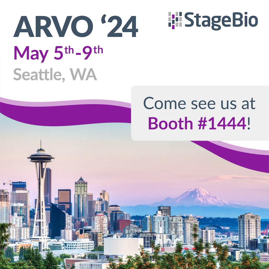 StageBio is attending #ARVO2024! We are looking forward to discovering new developments in imaging techniques and connecting with you. Make sure and stop by our booth #1444! @ARVOinfo #VisionResearch #Ocular