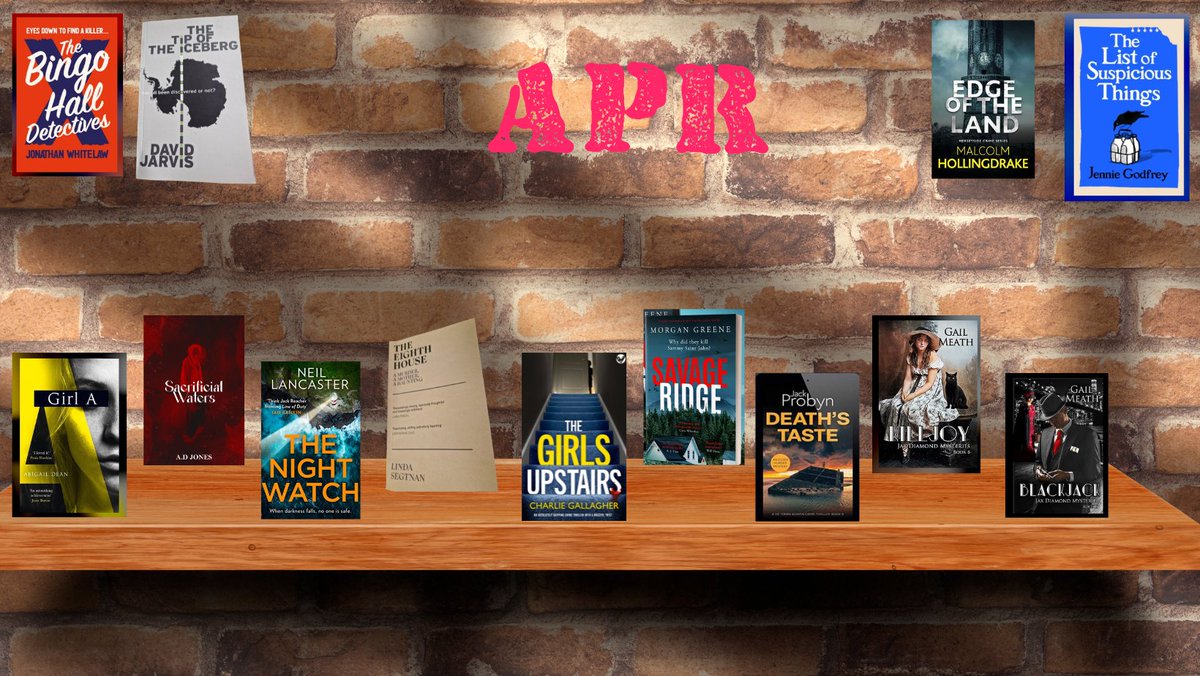 April reading roundup Standouts The Bingo Hall Detectives @JDWhitelaw13 The Tip of the Iceberg @DavidJarvis25 The Edge of the Land @MHollingdrake The List of Suspicious Things @jennieg_author (this is probably going to be in my top 10 of the year) As always, all brilliant.