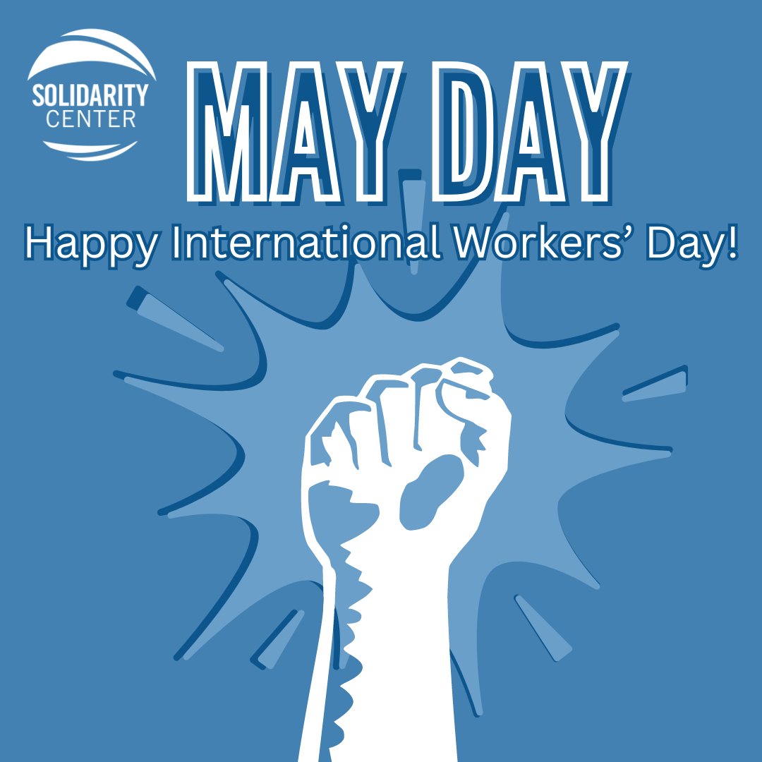 📢Today on #InternationalWorkersDay and everyday, we are honored to play a role in supporting workers worldwide who are fighting to form unions and organizing together to make their workplaces and communities better. #MayDay #WorkersRights #LaborMovement #WorkerPower