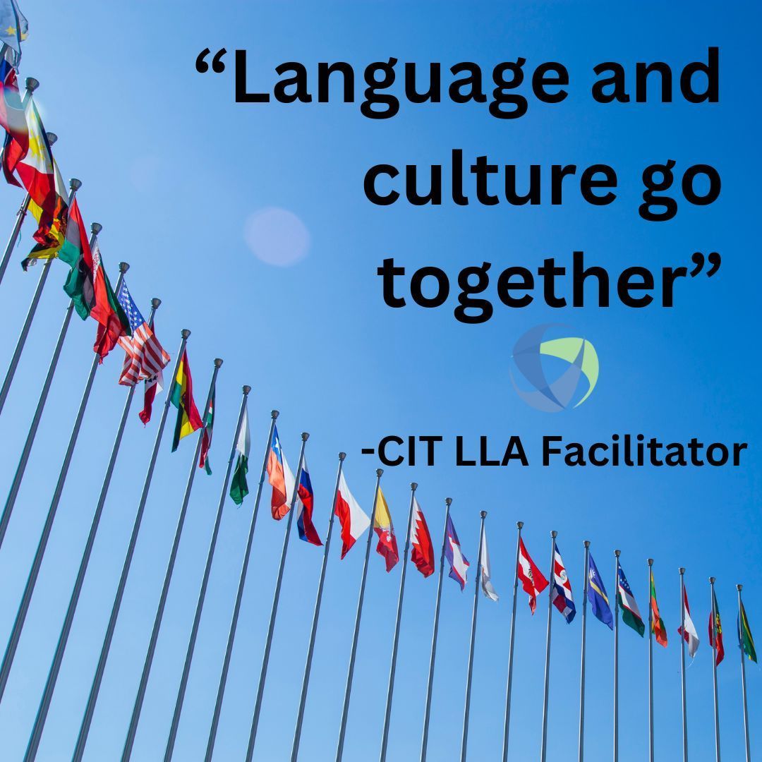 CITOnline's tweet image. If understanding culture matters when entering the mission field, learning language also matters! #LLA #CIT #culturematters #languagematters