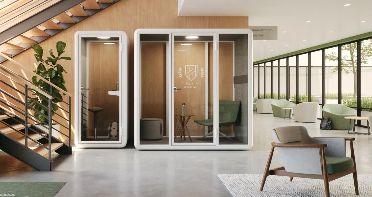 Is your open-plan office lacking the privacy your team needs? Don't let distractions hinder productivity and confidentiality! We specialize in creating private spaces within open layouts to ensure optimal focus and confidentiality. #CommercialInteriors hubs.ly/Q02qjXsP0