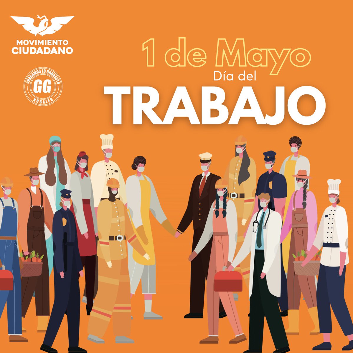 Hoy es el día del trabajo, honramos el esfuerzo y la dedicación de todos los trabajadores mexicanos que día a día contribuyen al crecimiento y desarrollo de nuestro país.
#HagamosLoCorrecto

#DíaDelTrabajo #TrabajoDigno #ReconocimientoLaboral