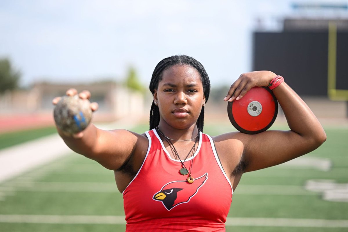 “The Wake Forest signee is back at state for a third straight year, once again qualifying in the 6A girls discus and shot put.” 🦾❣️🎩 @jazthrows