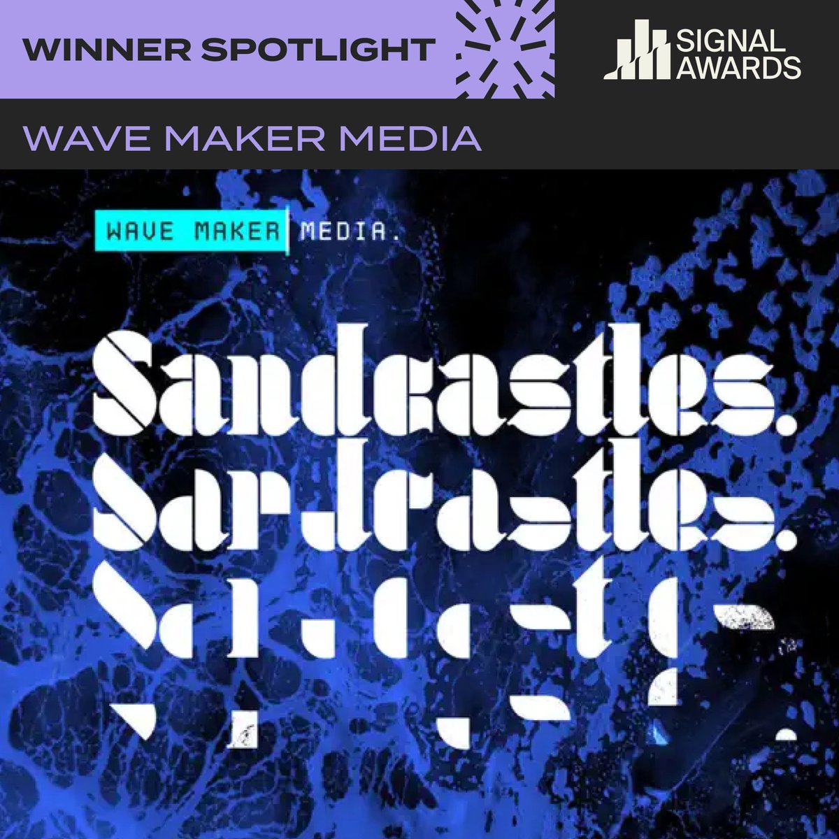 'Sandcastles' is a podcast about home, how we create it, and why we fight so hard for it. It won a 2023 Gold Signal Award for Limited Series & Specials: Craft - Best Trailer. 🏆 Check it out, and enter your own work, at ow.ly/aPb550RsUJE!