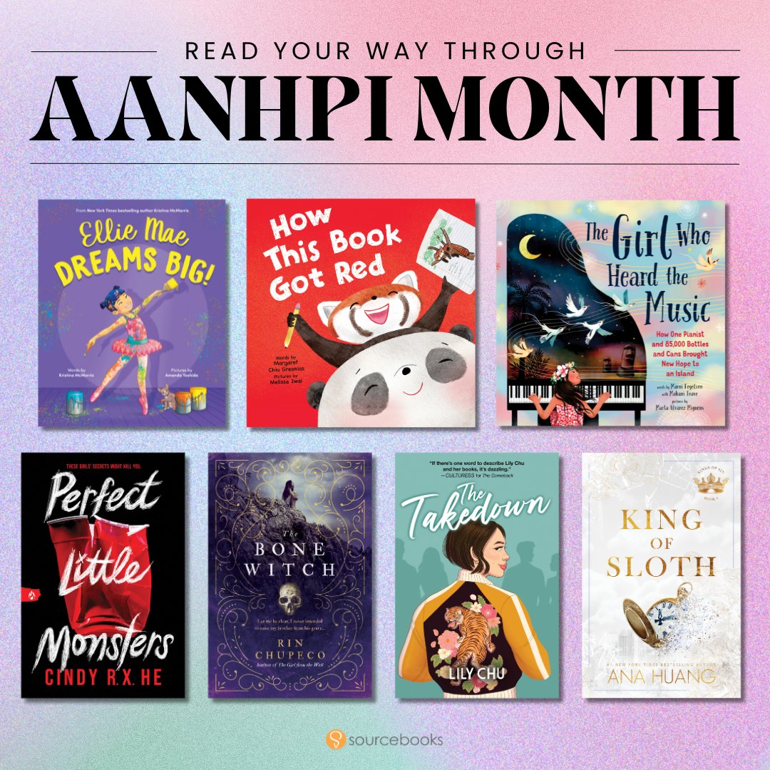 Happy May! 🌸 It's AANHPI Month and to celebrate, we're spotlighting our titles by Asian American, Native Hawaiian, and Pacific Island creators! Find them all here: ow.ly/Bzwp50RsTil