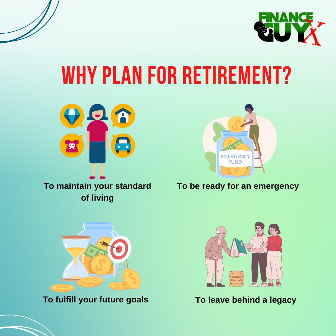 Why plan for retirement? Because the future looks brighter when you prepare for it.💯 #financialplanning #investing #savings #debit #credit #taxes #wealth #budget #DistrictOfColumbia #Maryland #Virginia