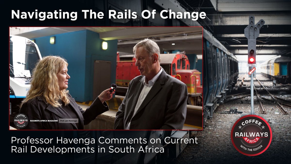 Prof. Jan Havenga, shares his views on the multifaceted challenges and strategic necessities facing South Africa’s rail sector today. 

railways.africa/rails-of-chang…

#Rail #Transport #SouthAfrica #Transnet #OpenAccess #Infrastructure #RailNetwork #TransportPolicy #PRASA #freight