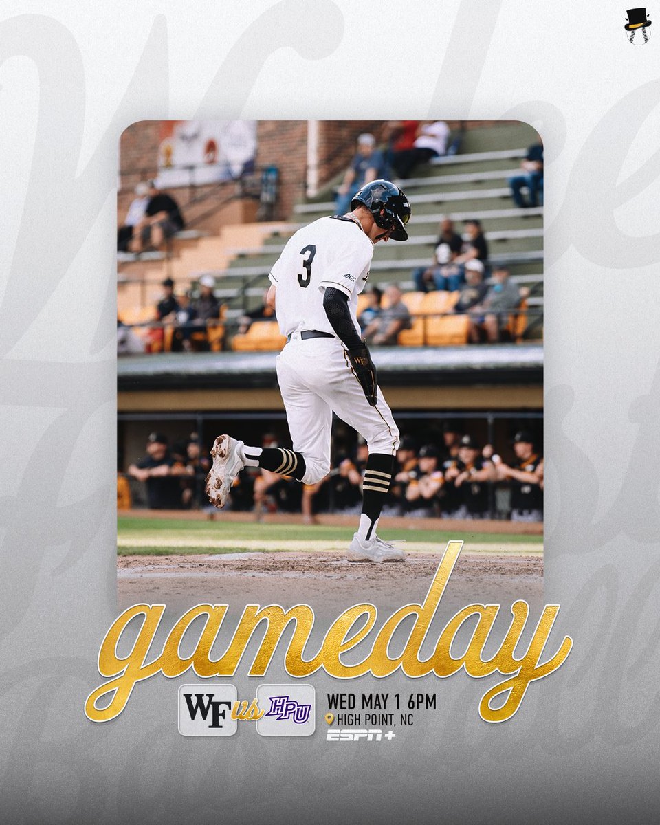 Right back to work 👷 🔗 linktr.ee/wakebaseball #MTFY | #GoDeacs 🎩